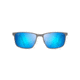 Maui Jim Cut Mountain Polarized Square Sunglasses, Grey Frame, Blue Hawaii Lens, Grey B532-14