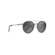 Maui Jim Even Keel Polarized Round Sunglasses, Gunmetal / Translucent Matte Grey Frame, Neutral Grey Lens, Gunmetal / Translucent Matte Grey GS534-02D