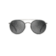 Maui Jim Even Keel Polarized Round Sunglasses, Gunmetal / Translucent Matte Grey Frame, Neutral Grey Lens, Gunmetal / Translucent Matte Grey GS534-02D