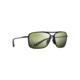 Maui Jim Kaupo Gap Polarized Aviator  Sunglasses,Matte Black,Maui HT Lens HT437-2M