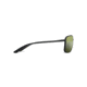 Maui Jim Kaupo Gap Polarized Aviator  Sunglasses,Matte Black,Maui HT Lens HT437-2M