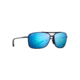 Maui Jim Kaupo Gap Polarized Aviator  Sunglasses,Matte Blue,Blue Hawaii Lens B437-03M