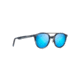 Maui Jim Sunny Days Polarized Round Sunglasses, Blue Horn Frame, Blue Hawaii Lens, Blue Horn B529-27E