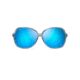 Maui Jim Taro Polarized Square Sunglasses - Women's, Aquamarine Frame, Blue Hawaii Lens, Aquamarine B795-55B