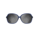 Maui Jim Taro Polarized Square Sunglasses - Women's, Navy w/ Light Blue Frame, Neutral Grey Lens, Navy w/ Light Blue GS795-08D