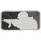 Maxpedition Major League Shooter Morale Patch, Gray - MLSHS