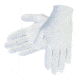 MCR Safety 100% Cotton Lisle Inspectors Gloves - Women's, White, Extra Large, Straight Thumb, Ambidextrous, 8610CJ