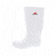 MCR Safety 17in PVC Work Boots, Plain Toe with Cleated Sole, Poly Interior Lining, Over the Sock Style, White, 12, WPBP12