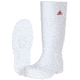 MCR Safety 17in PVC Work Boots, Plain Toe with Cleated Sole, Poly Interior Lining, Over the Sock Style, White, 12, WPBP12