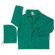 MCR Safety 388JXL Dominator Series 2 Piece Waterproof Rain Jacket, .42mm PVC/Hi-Tensile Poly/PVC, Zipper Front with Detachable Hood, Green, XL, 388JXL