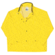 MCR Safety 800JNM Concord Series Waterproof Rain Jacket, .35mm Neoprene/Nylon, Attached Hood, Yellow, M, 800JNM