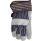 MCR Safety A Shoulder Leather Palm Work Gloves, 2.5in Plasticized Safety Cuff, Right Hand, Gray, Large, 1400RH