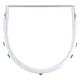 MCR Safety Aluminum Face Shield Bracket Fits Full Brim Hardhats Lightweight Aluminum, Silver, One Size, 102FB