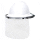 MCR Safety Aluminum Face Shield Bracket Fits Full Brim Hardhats Lightweight Aluminum, Silver, One Size, 102FB