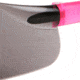 MCR Safety BearKat BK2 Series Safety Glasses, Soft Non-Slip Temple, Gray Lens/Pink Frame, One Size, BK222