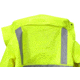 MCR Safety Big Jake 2 Flame Resistant Rain Jacket, PVC/Meta-Aramid ANSI Class 3 Hi-Vis Standard, HRC2/CAT2, ARC Rating - ATPV 11 cal/cm2, Fluorescent Lime, 2X, BJ238JHX2