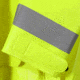 MCR Safety Big Jake 2 Flame Resistant Rain Jacket, PVC/Meta-Aramid ANSI Class 3 Hi-Vis Standard, HRC2/CAT2, ARC Rating - ATPV 11 cal/cm2, Fluorescent Lime, 2X, BJ238JHX2