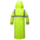 MCR Safety Big Jake 2 PVC/Meta-Aramid Flame Resistant Rain Coat, ANSI Class 3 Hi-Vis Standard, HRC2/CAT2, ARC Rating ATPV 11 cal/cm2, Fluorescent Lime, XL, BJ238CHXL