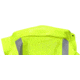 MCR Safety Big Jake 2 PVC/Meta-Aramid Flame Resistant Rain Coat, ANSI Class 3 Hi-Vis Standard, HRC2/CAT2, ARC Rating ATPV 11 cal/cm2, Fluorescent Lime, XL, BJ238CHXL