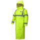 MCR Safety Big Jake 2 PVC/Meta-Aramid Flame Resistant Rain Coat, ANSI Class 3 Hi-Vis Standard, HRC2/CAT2, ARC Rating ATPV 11 cal/cm2, Fluorescent Lime, XL, BJ238CHXL