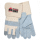MCR Safety Big Jake Premium A+ Side Leather Palm Work Gloves w/4.5 Inch Safety Cuff &amp; Double Palm and Fingers - Men's, Extra Large, 1716