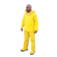 MCR Safety Classic Series 3 Piece Waterproof Rain Suit, PVC/Poly, Yellow, 4X, 2303X4