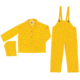 MCR Safety Classic Series 3 Piece Waterproof Rain Suit, PVC/Poly, Yellow, L, 2303L