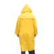 MCR Safety Classic Series Waterproof Raincoat, .35mm PVC/Poly, Detachable Hood, Yellow, 4X, 200CX4