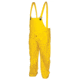 MCR Safety Commodore Series Waterproof Rain Pants, PVC/Non-Woven Poly/Nylon, Snap Fly Front, Yellow, L, 600BPL