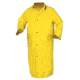 MCR Safety Concord Series Waterproof Long Raincoat, .35mm Neoprene/Nylon, No Hood, Yellow, XL, 800CNXL