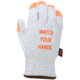 MCR Safety Cut Pro Driver Premium Grade Grain Goatskin, Leather Drivers Work Gloves, Kevlar/Steel Cut Resistant Lined, White, Small, 3601SKHVS