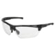 MCR Safety Dominator DM3, Black Frame, Black TPR, Max6 Anti-Fog Lens Coating, Clear, One Size, DM1330PF
