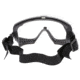 MCR Safety HB3120PF Hydroblast HB3 Safety Goggles, MAX6 Anti-Fog Lens Coating, Adjustable Rubber Head Band, Clear, One Size, HB3120PF