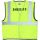 MCR Safety Hi Vis Reflective Lime Safety Vest - VCL2MLSHFX2