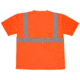 MCR Safety Hi Vis Safety Work T-Shirts, Soft Poly Birdseye Mesh, Short Sleeve and Tagless Design, ANSI 107 Type R Class 2, Fluorescent Orange, 3X, STSCL2MOX3