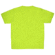 MCR Safety Hi Vis Safety Work T-Shirts, Soft Poly Jersey Knit, Short Sleeve and Tagless Design, Fluorescent Lime, Fluorescent Lime, 4X, STSLX4