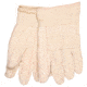 MCR Safety Hot Mill Work Gloves, 32oz Heavy Weight Fabric, 2.5in Band Top, Knuckle Strap, Natural, Large, 9132