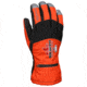 MCR Safety Insulated Mechanics Gloves, 100 gram Thinsulate, Cut Resistant Lining, MAXGrid Material Palm, Inner Elastic Snow and Ice Cuff, Black/Hi-Vis Orange, Large, 982L