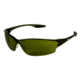 MCR Safety Law LW2 Series Welding Filter Shade 5.0 Dark Safety Glasses, Soft Secure TPR Nose Piece and Temple Inserts, Dielectric with No Metal Pieces, Green Filter 5.0, One Size, LW2150