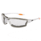 MCR Safety Law LW3 Series Foam Lined Safety Glasses, Soft Secure TPR Nose Piece and Temple Inserts, Clear, One Size, LW310AF