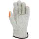 MCR Safety Leather Drivers Work Gloves, CV Grade Grain Pigskin, Fingertips and Watch Your Hands Logo, Keystone Thumb, Beige, Medium, 3413HVIM
