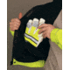 MCR Safety Luminator 4 in 1 Insulated Bomber Jacket, Zip Out Liner, Zip Off Outer Sleeves, Class 3, Fluorescent Lime, XL, BPCL3LXL