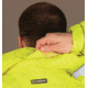 MCR Safety Luminator 4 in 1 Insulated Bomber Jacket, Zip Out Liner, Zip Off Outer Sleeves, Class 3, Fluorescent Lime, XL, BPCL3LXL