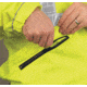 MCR Safety Luminator 4 in 1 Insulated Bomber Jacket, Zip Out Liner, Zip Off Outer Sleeves, Class 3, Fluorescent Lime, XL, BPCL3LXL