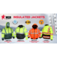 MCR Safety Two Tone Value Quilted Rain Jacket with Silver Reflective Stripes, ANSI 107 Class 3, Fluorescent Lime, XL, VBBQCL3LXL