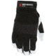 MCR Safety Mechanics Gloves Goatskin Padded Palm, Neoprene Knuckle Strap Spandex Back with Adjustable Hook and Loop Wrist Closure, White, XX - Large, 914XXL