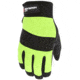 MCR Safety Mechanics Gloves, Synthetic Leather Palm with Silicone Dots, Thermosock Lined with Waterproof Bladder, Black, X - Large, 926XL