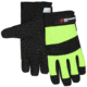 MCR Safety Mechanics Gloves, Synthetic Leather Palm with Silicone Dots, Thermosock Lined with Waterproof Bladder, Black, X - Large, 926XL