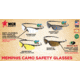 MCR Safety Memphis Series Mossy Oak Camo Safety Glasses, UV-AF Anti-Fog Coating, Wrap Around Lens Design, Clear, One Size, MOMP110AF