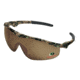 MCR Safety Mossy Oak DL1 Series Safety Glasses, Soft Clear TPR Nose Piece, Brown, One Size, MO11B